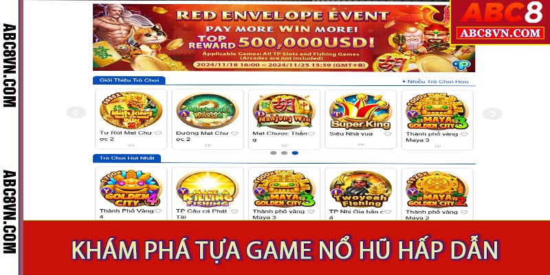 Khám phá những tựa game nổ hũ hấp dẫn