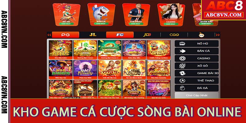 Kho game cá cược sòng bài số 1 Việt Nam