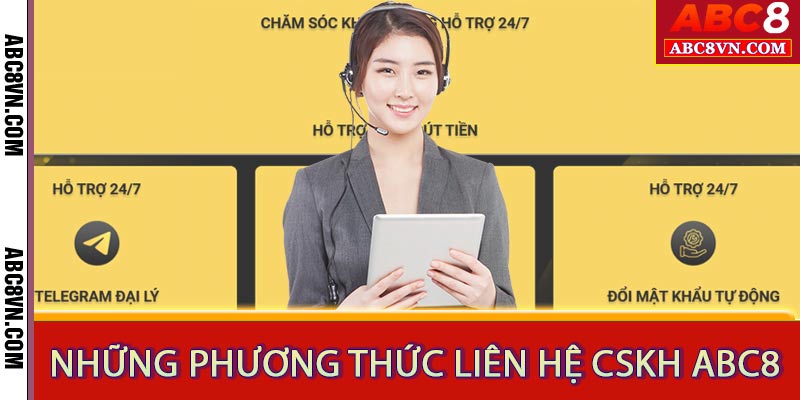 Những phương thức liên hệ CSKH ABC8